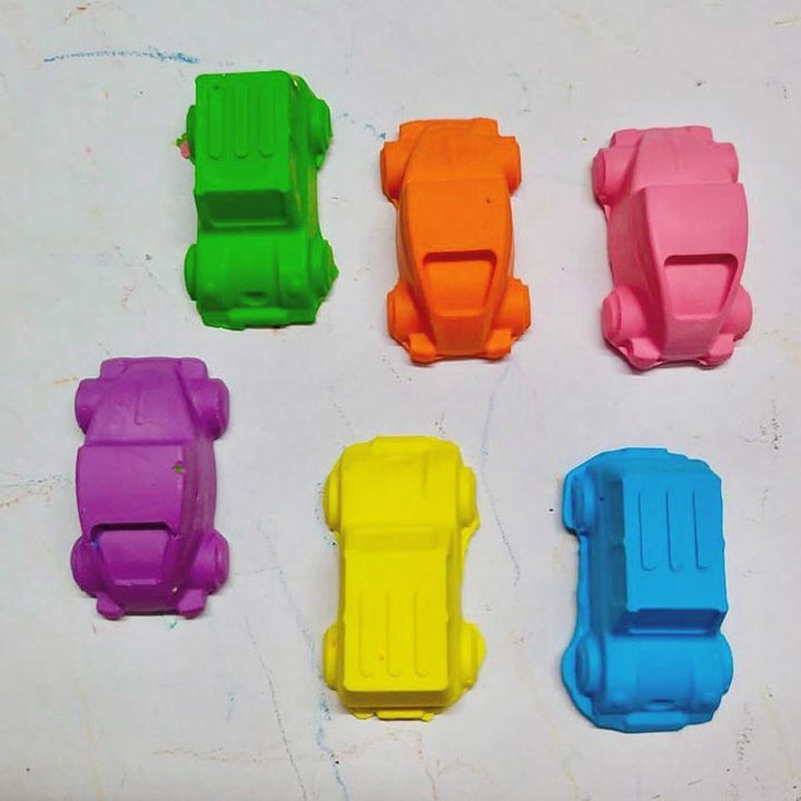 Handmade Non-Toxic Mini Cars Crayons | Set Of 8