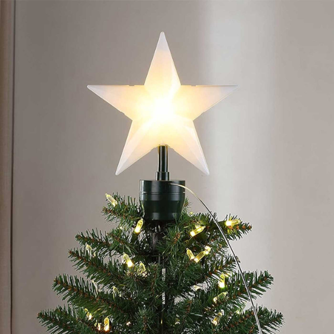 Reusable Animated Elves On The Run Tree Topper With Banner And Light