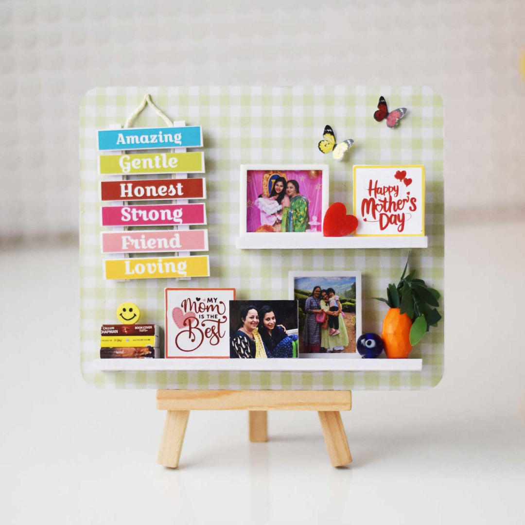 Photo Personalized Handmade Miniature Shelf MDF Decorative Plaque