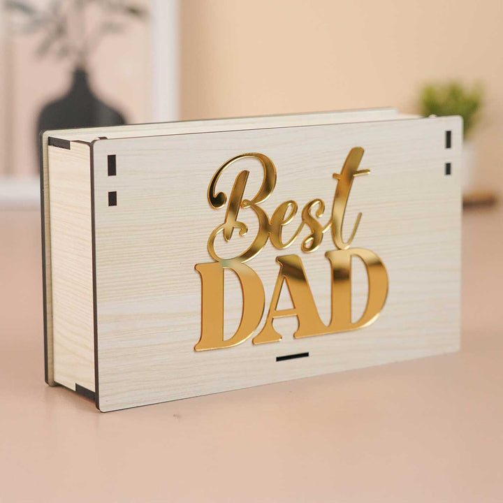 Photo Personalized Engraved Father's Day MDF Wood Gift Hamper | Set of 5