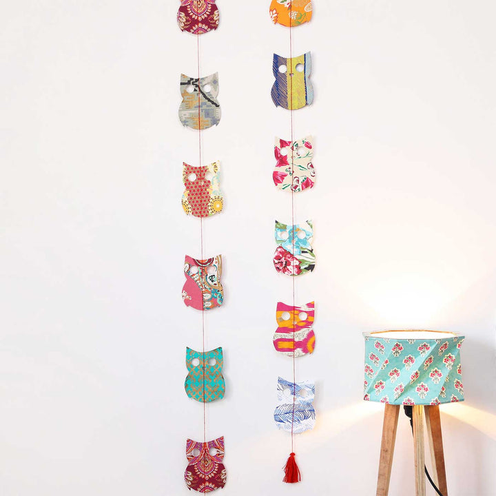 Handmade Owl Design Paper Hanging