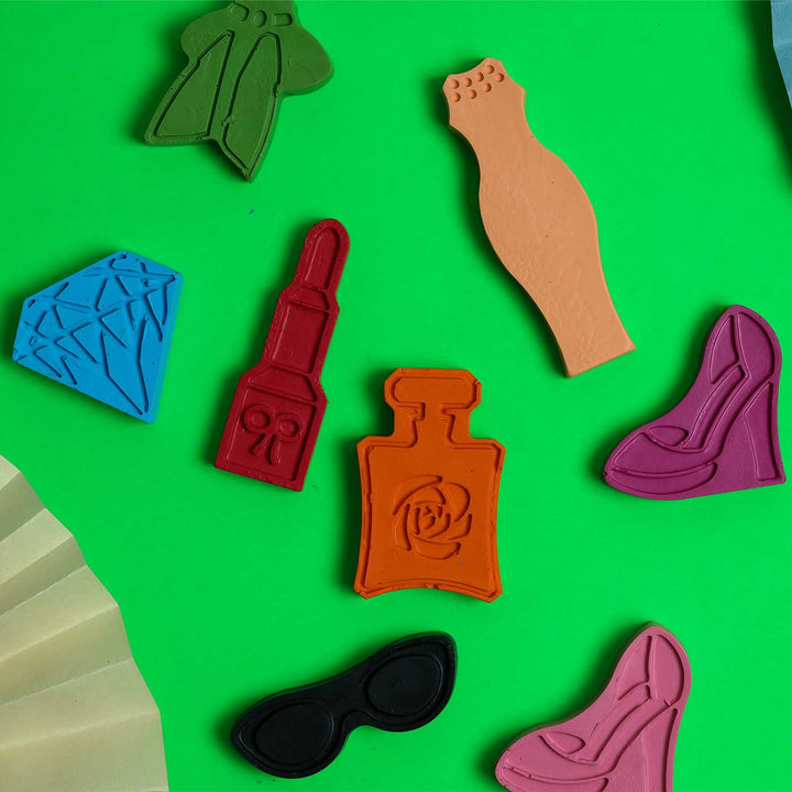 Handmade Non-Toxic Barbie Theme Crayons | Set Of 8