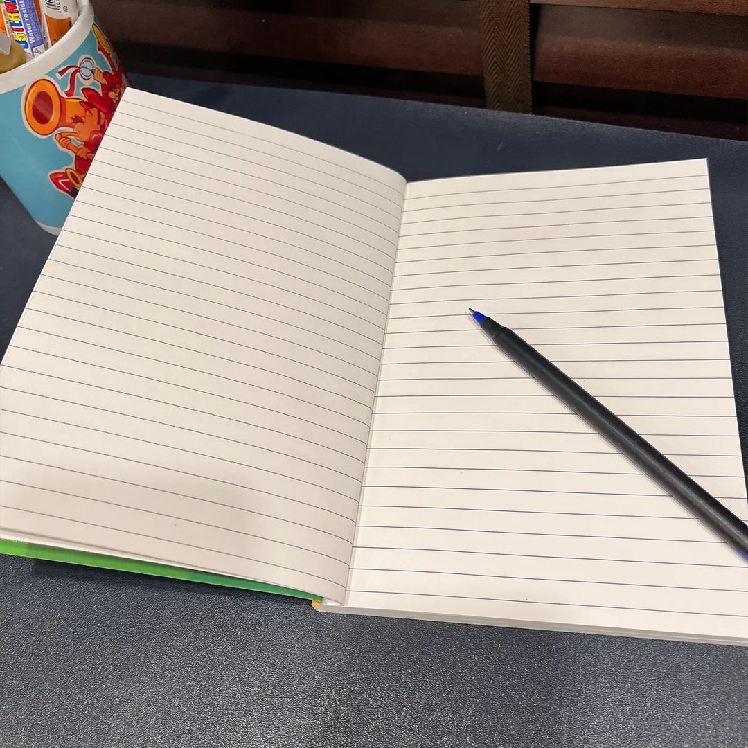 Printed Cancer Theme Ruled Notebook | A5 | 50 Pages