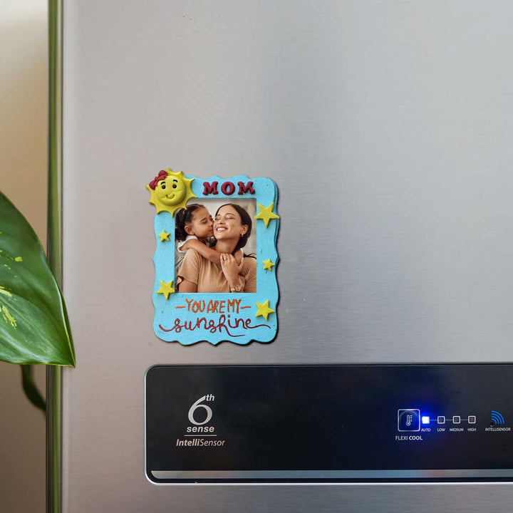 Handcrafted "You Are My Sunshine" MDF & Cold Porcelain Clay Fridge Magnet