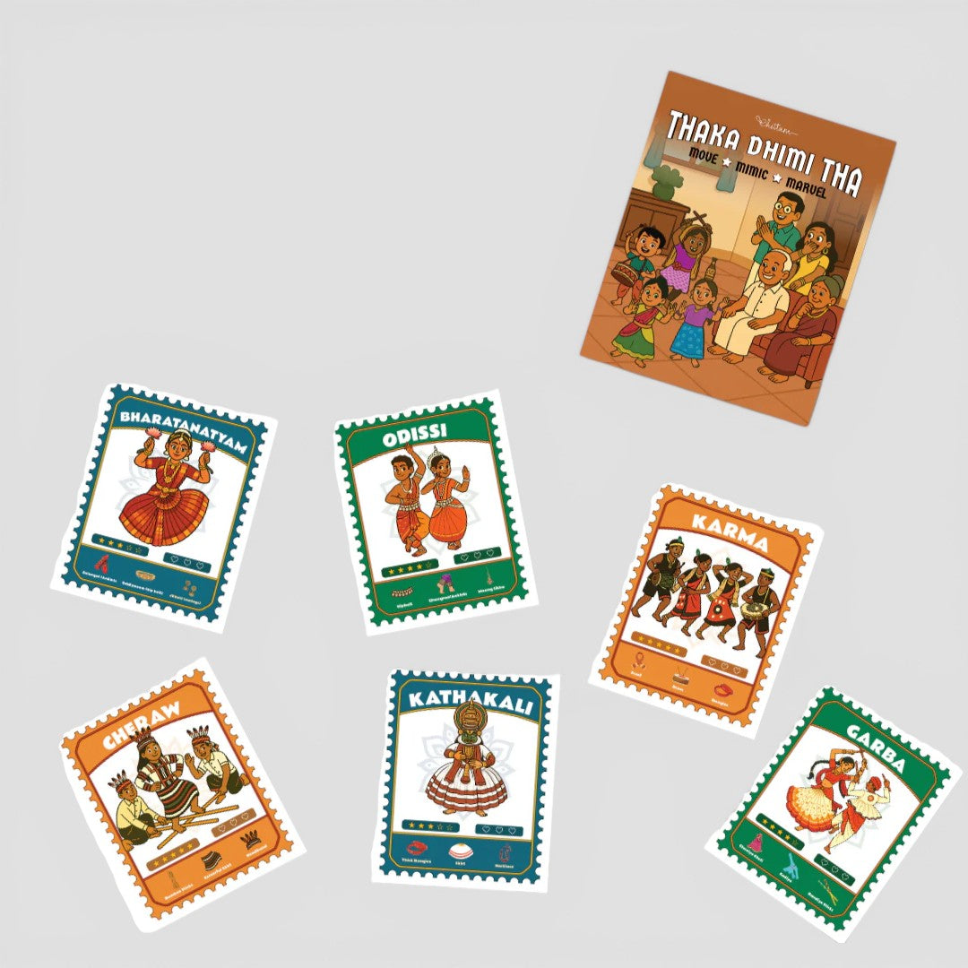 Thaka Dhimi Tha | Dance Movement Cards for Kids | 2–6 Years