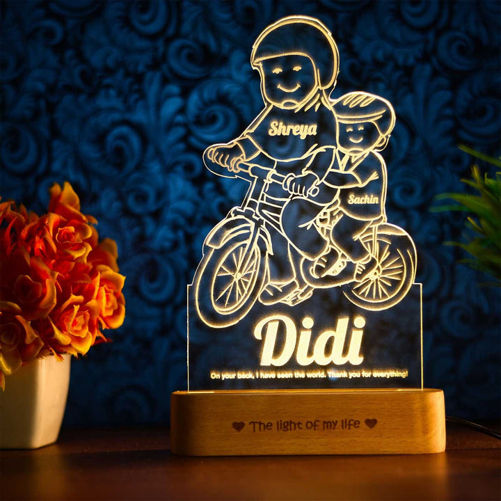 Personalized Engraved Didi's Mentorship Tribute Acrylic Table Lamp