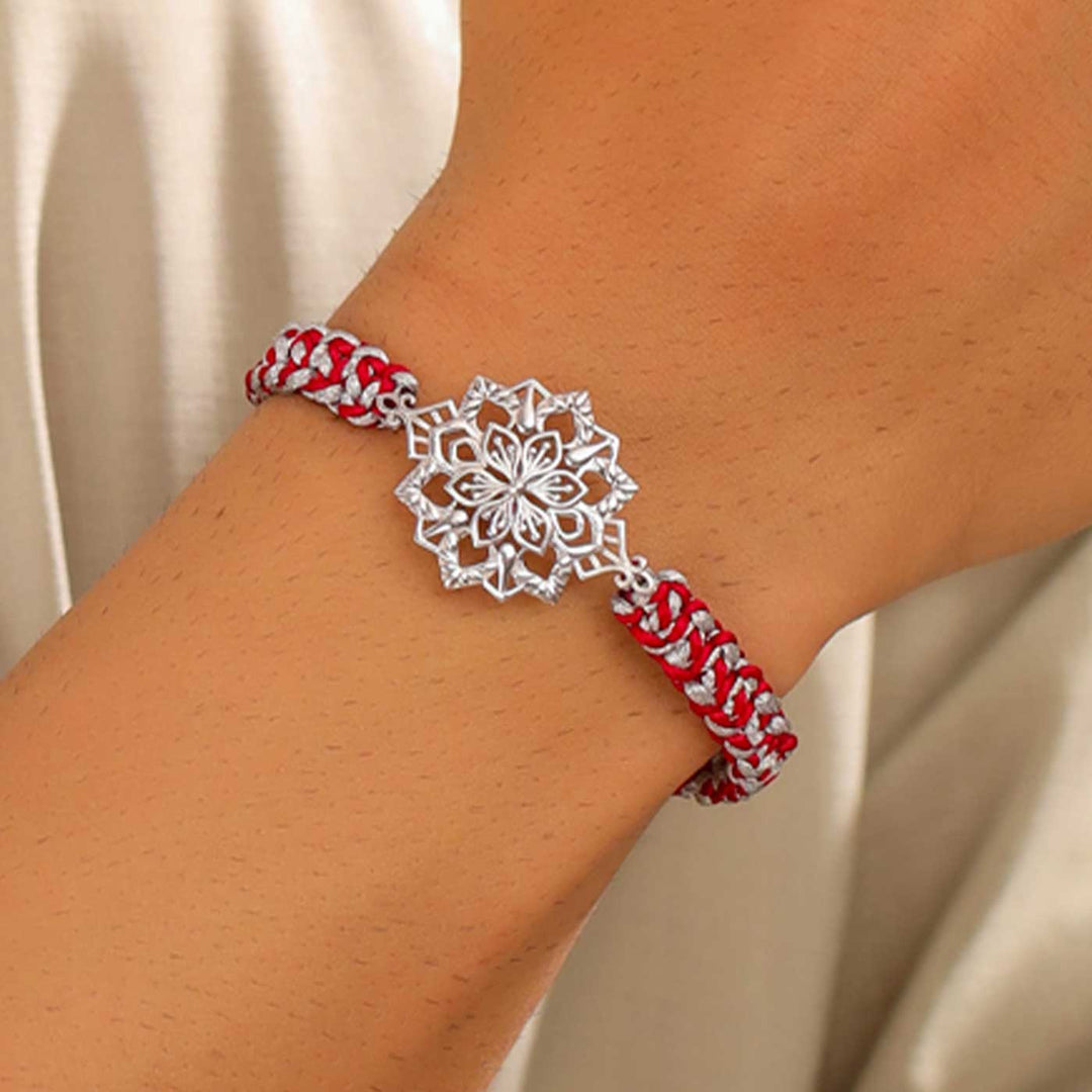 Handmade Modern Odisha Filigree Silver Rakhi For Brother