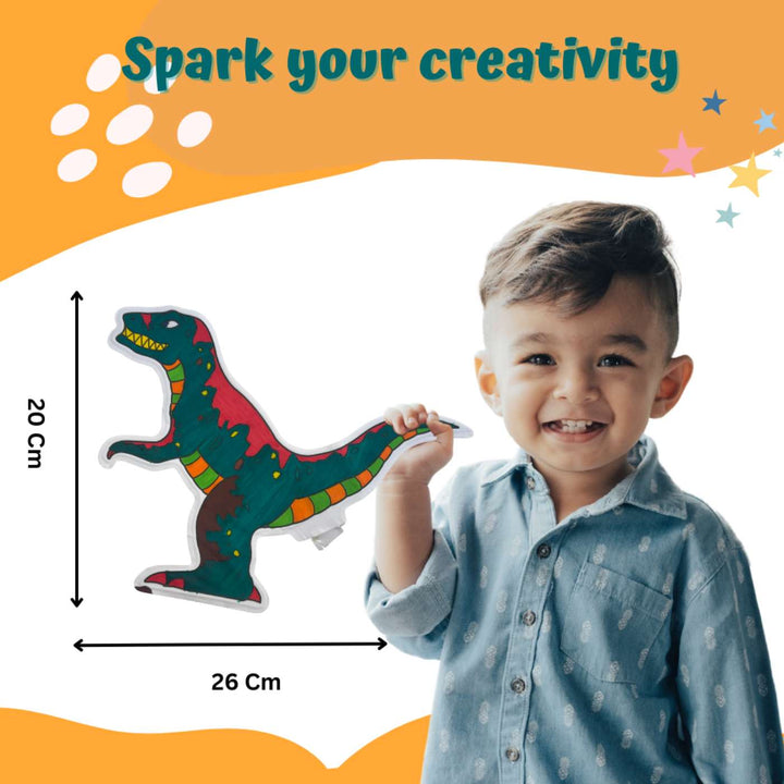 Inflatable Dinosaur Theme Painting DIY Kit