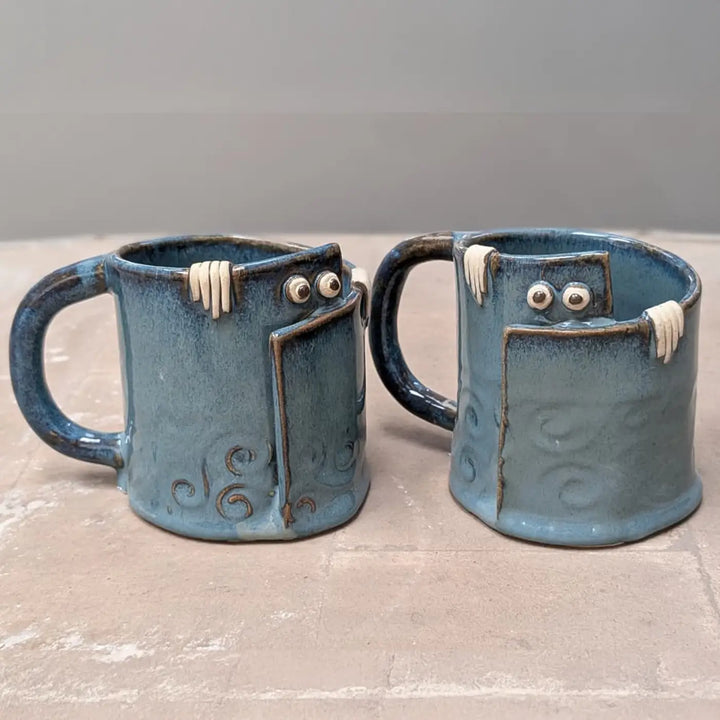 Handmade Peek-a-Boo Ceramic Mug | 250ml