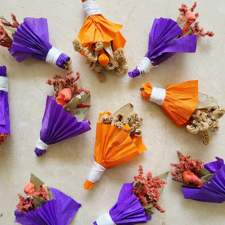 Handmade Nazar na Lage Dried Flower Bouquet