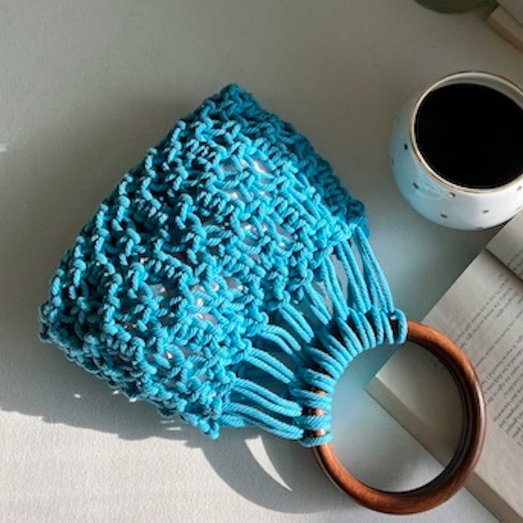 Handmade Macrame On-The-Go Handbag