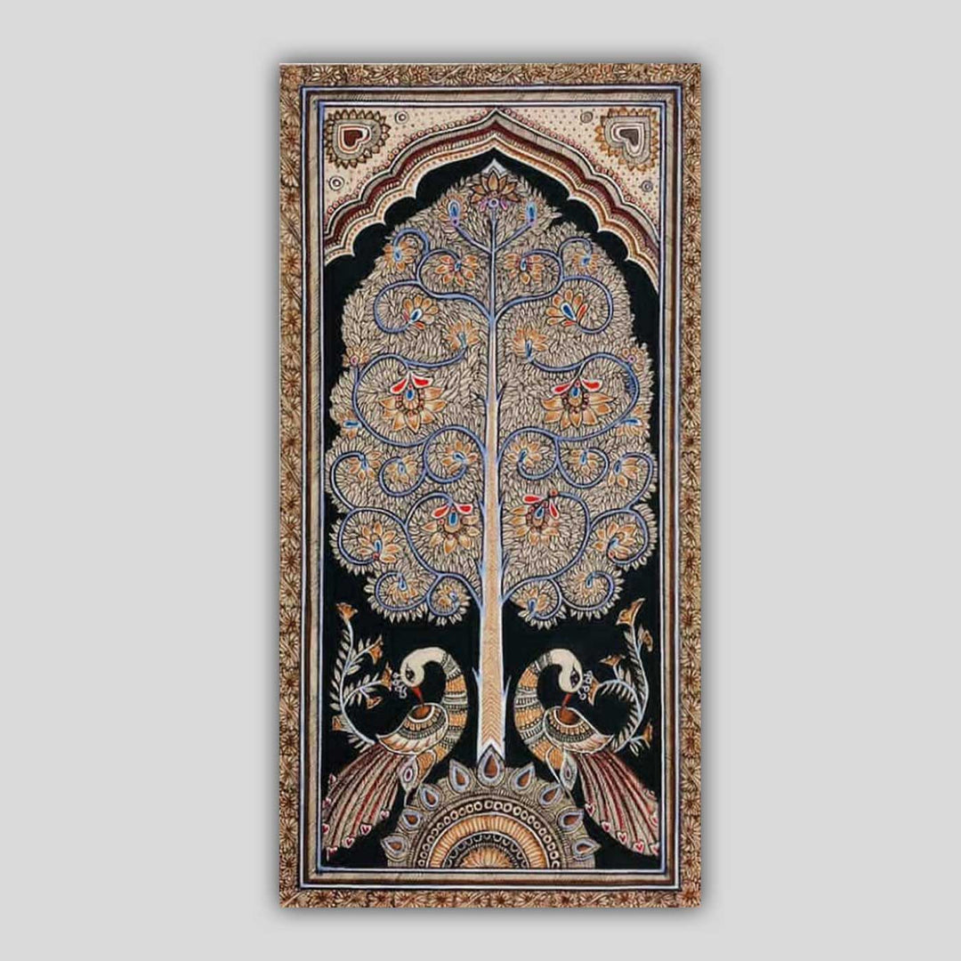 5.5 X 11 Inch | Handmade Paper Tree Of Life Painting