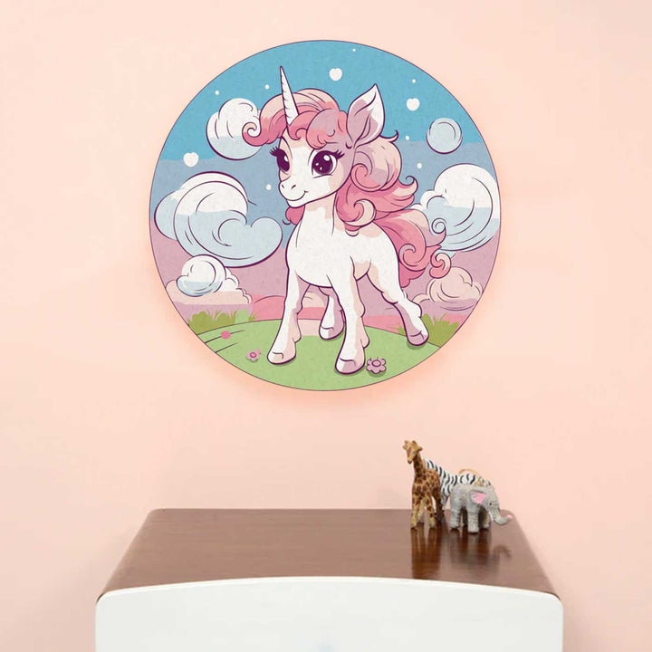 Handmade Magical Unicorn Wooden Pinboard For Kids