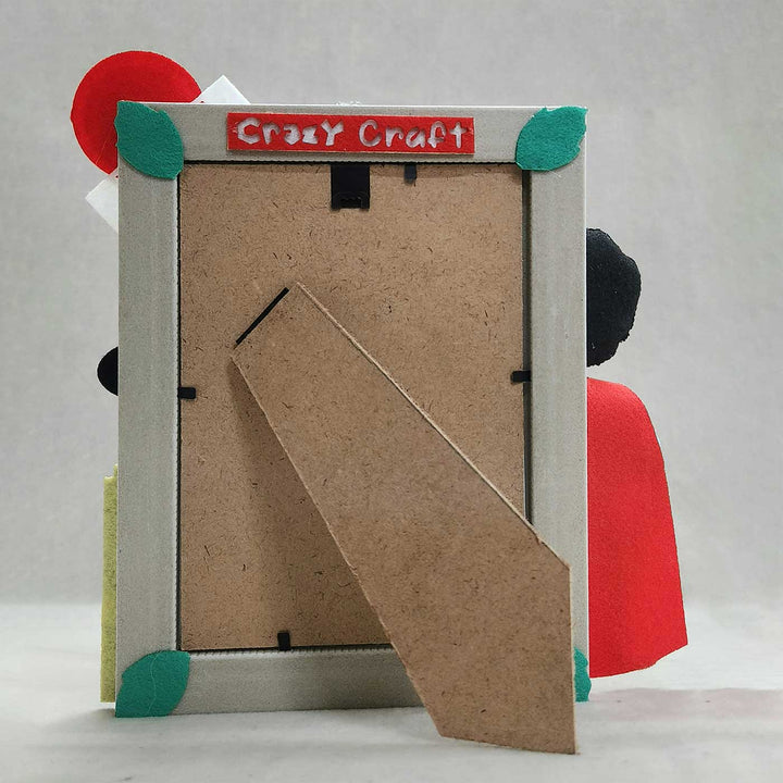 Personalized Superman Superhero Theme Felt Photo Frame