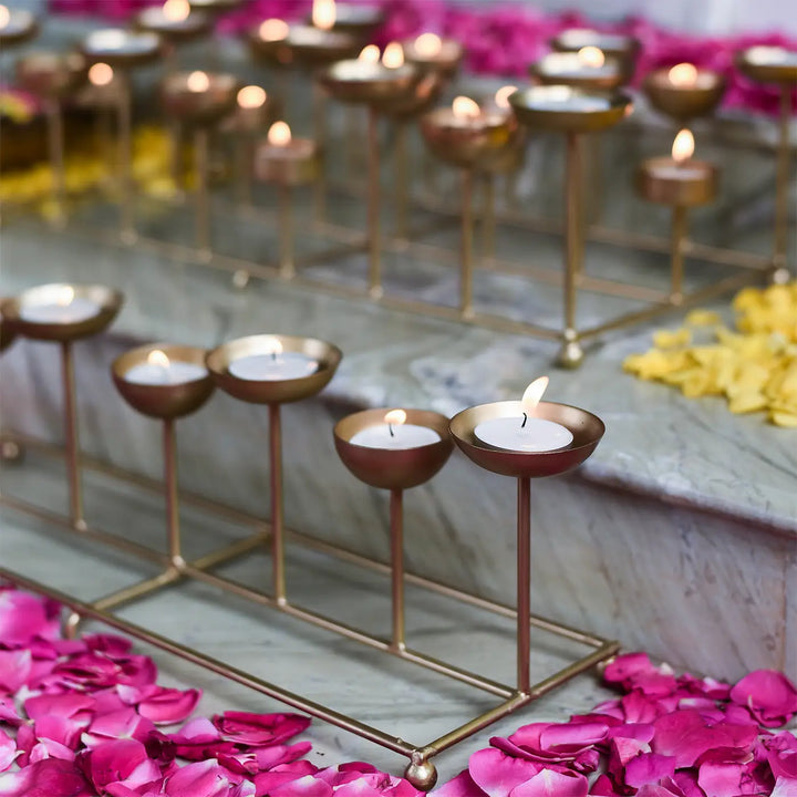 18.5 Inch | Decorative Metal Tealight Holder