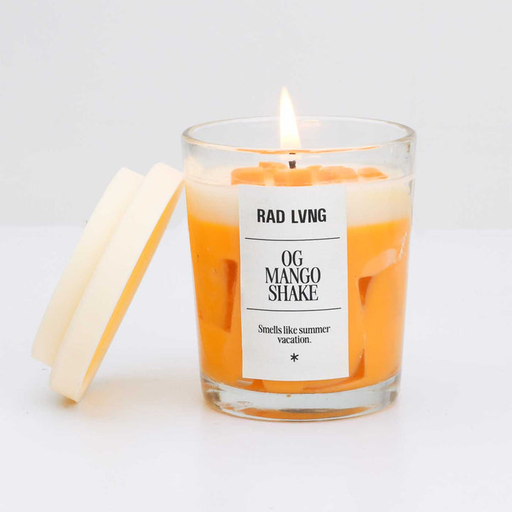 Hand Poured OG Mango Shake Petite Scented Soy Wax Candle