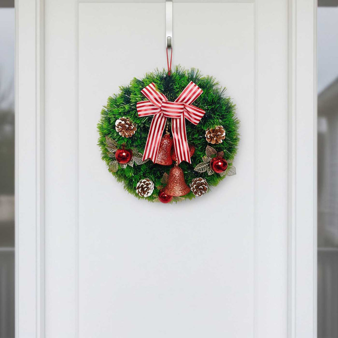 Handmade Candy Bell Plastic Wreath