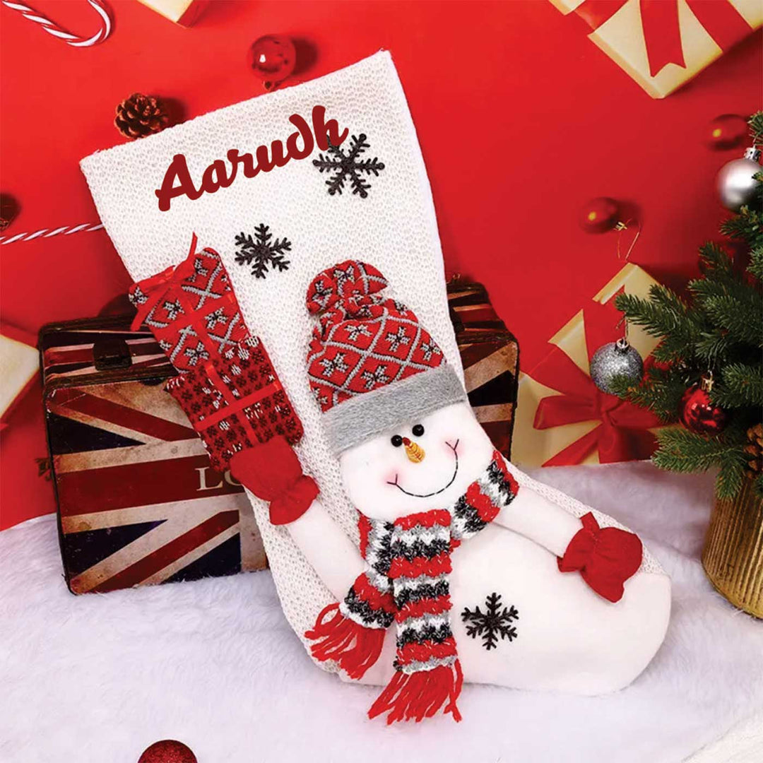 Personalized Surprise Wishes Felt Stockings For Christmas Decoration