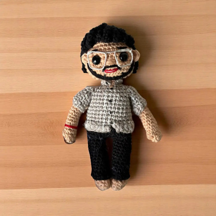 Photo Personalized Handmade Crochet Cotton Replica Doll