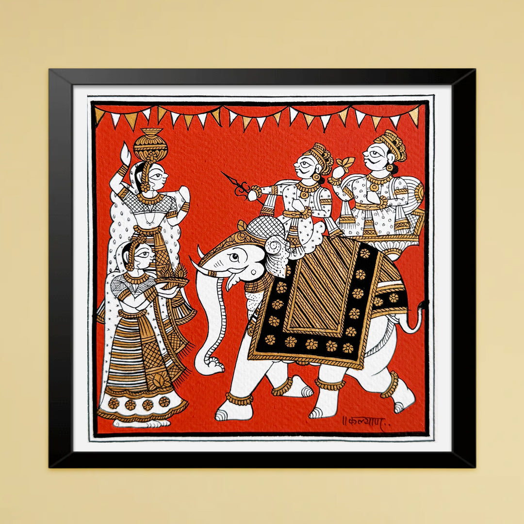 10 X 10 Inch | Small Paper Phad Painting