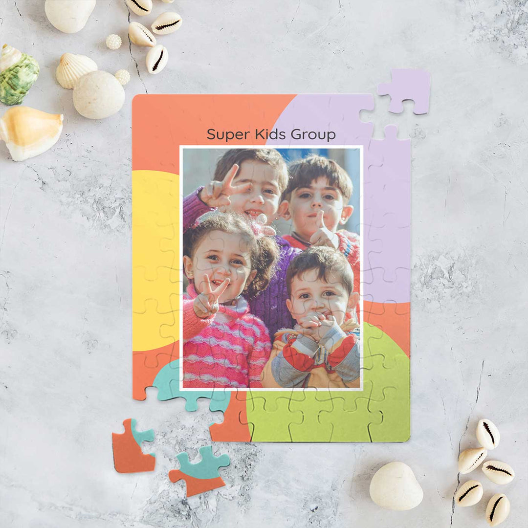 Photo Personalized Zooboo Kids Theme Acrylic Puzzle