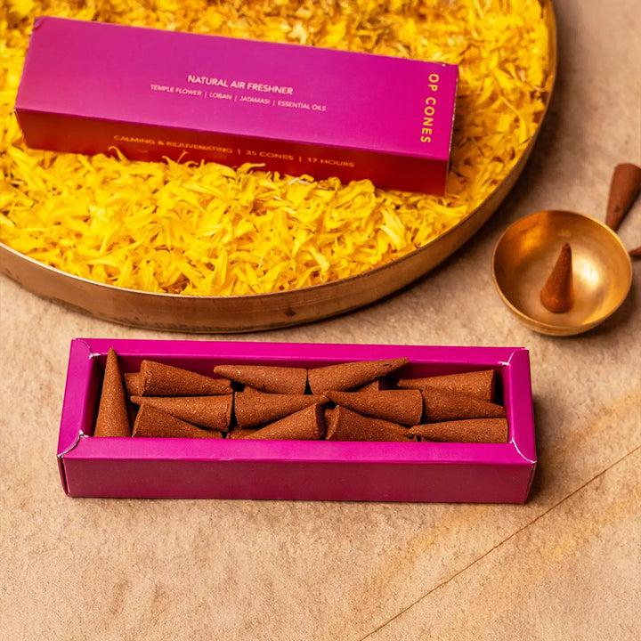 Premium Tyohar Diwali Gift Hamper | Includes 1 Urli Diya, 1 Incense Fumer, 1 Dhoop Cones Pack