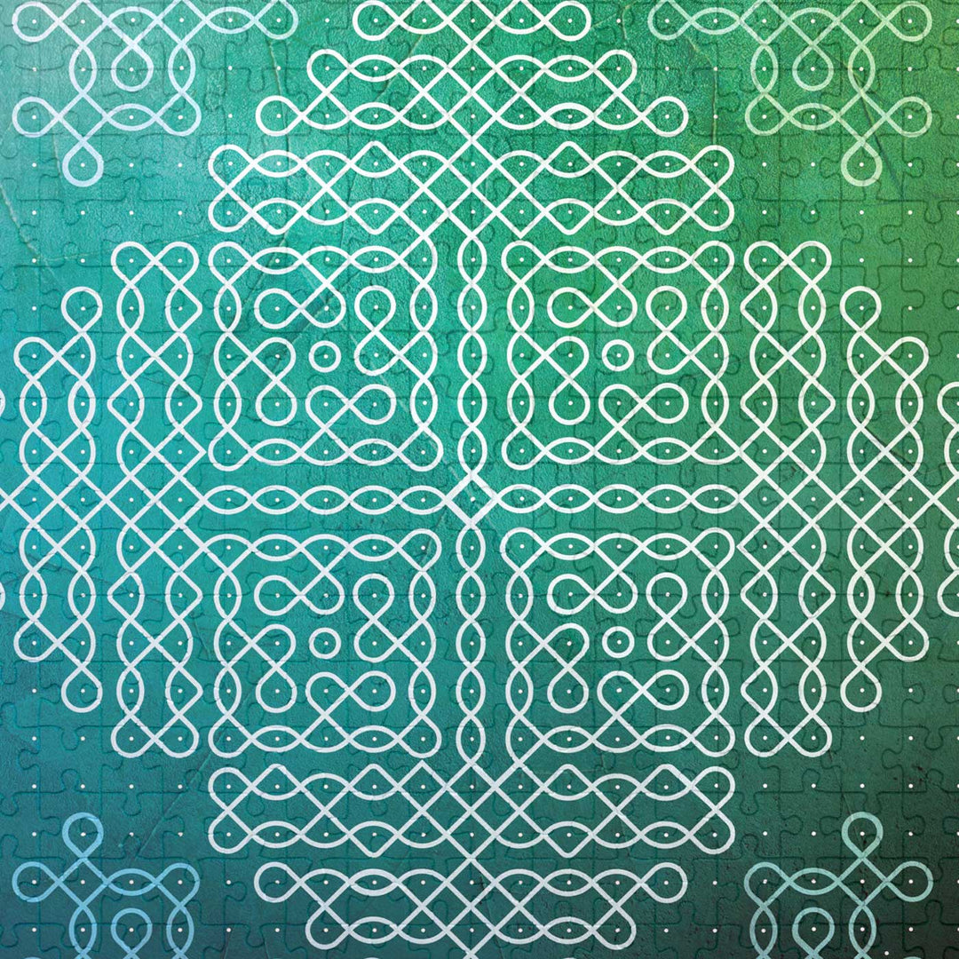 Kolam | The Interlace Art & Architecture Puzzle | 500 Pieces