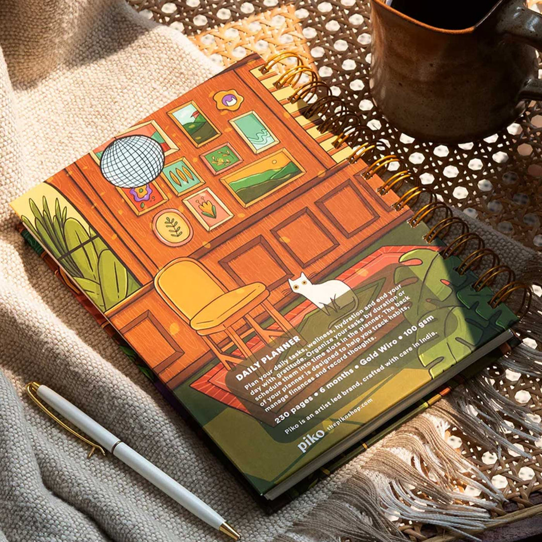 Fresh Start Daily Planner | A5 Size | 230 Pages