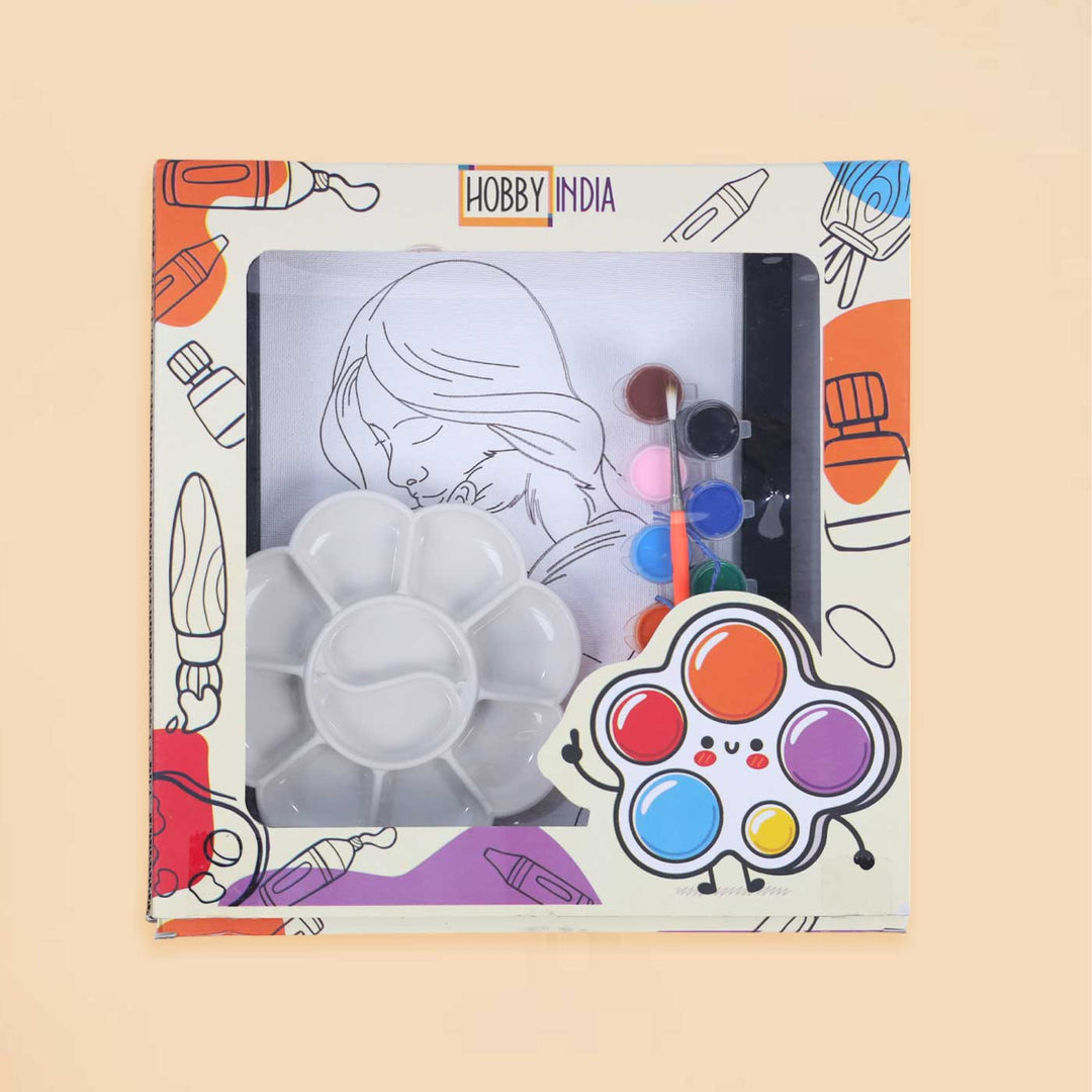 Pre Marked Mother & Baby Painting MDF Wood DIY Kit