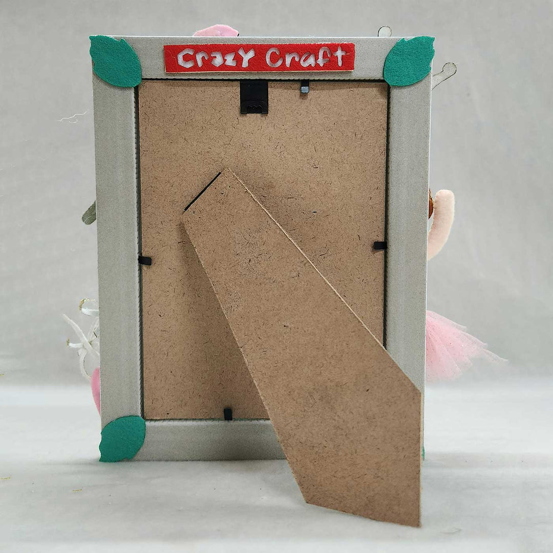 Personalized Dancing Ballerina Theme Felt Photo Frame
