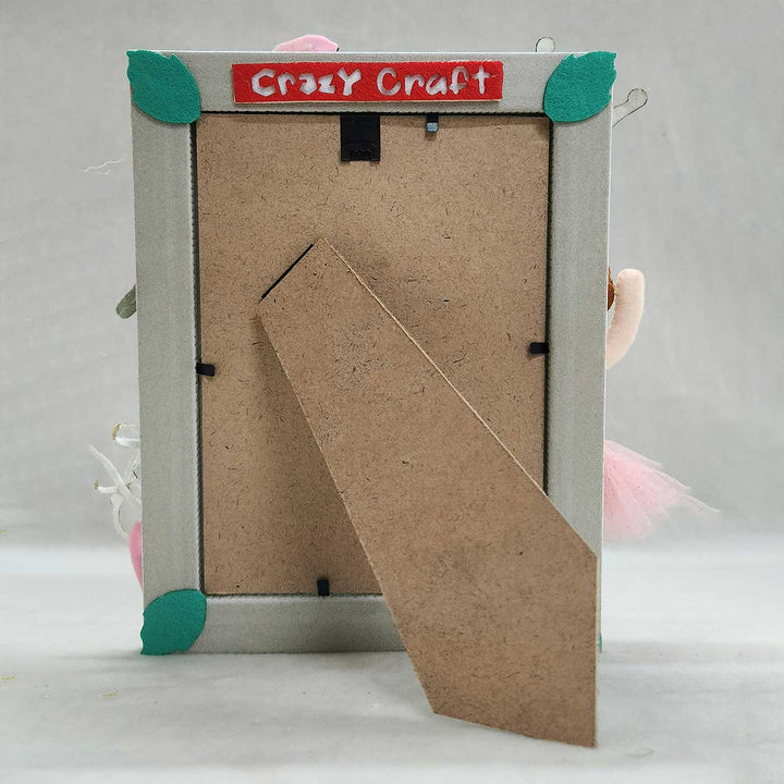 Personalized Dancing Ballerina Theme Felt Photo Frame