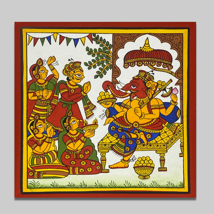 10 X 10 Inch | Small Paper Phad Painting