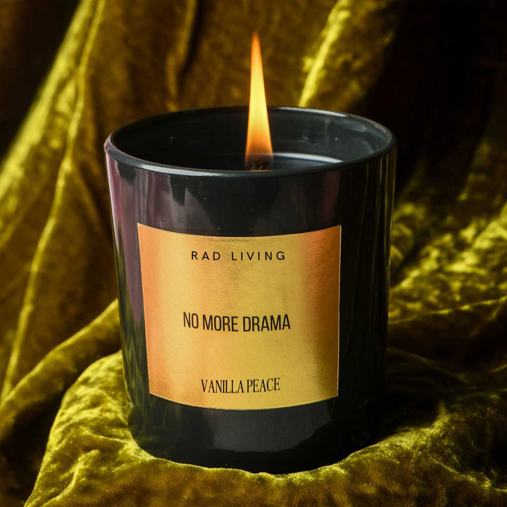 Hand Poured No More Drama Vanilla Peace Scented Soy Wax Candle
