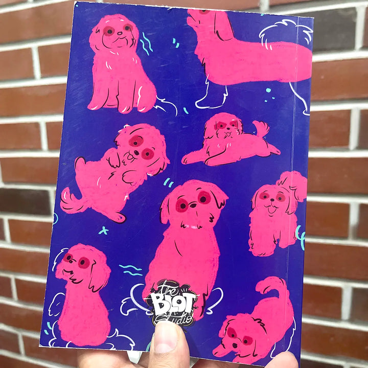 Printed Shih Tzu Theme Ruled Notebook | A5 | 50 Pages