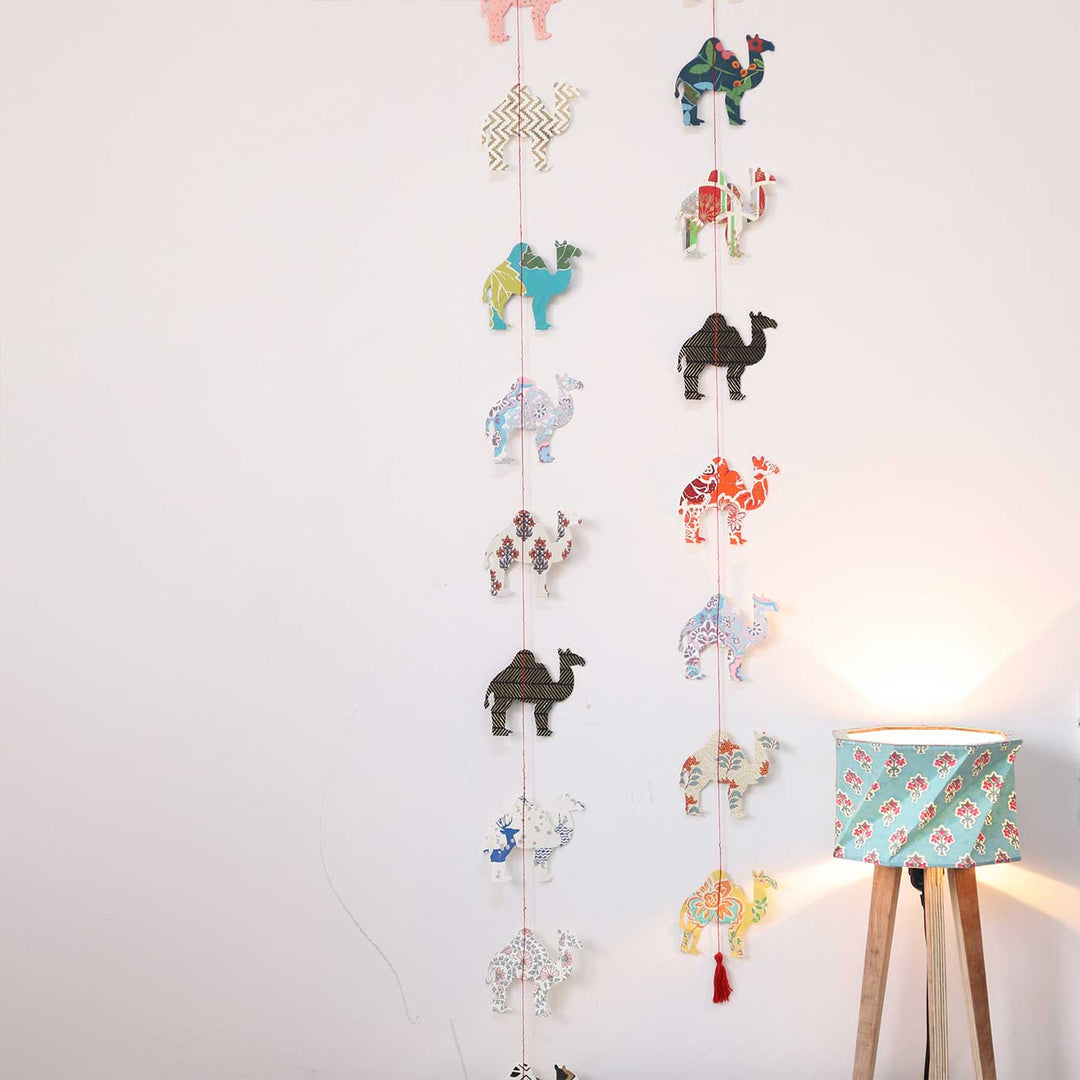 Handmade Camel Design Paper Hanging