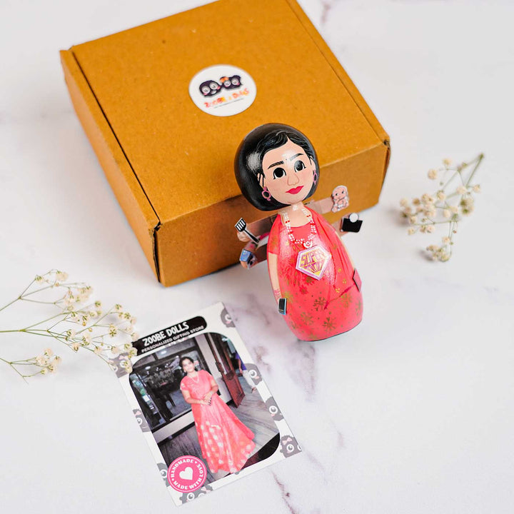 Photo Personalized Wooden Peggy Doll