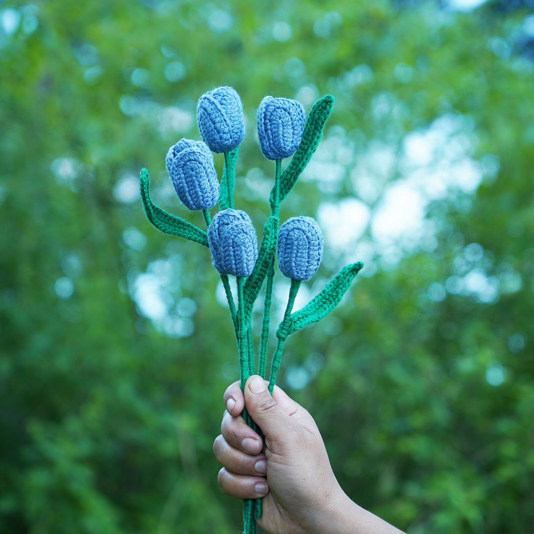 Handmade Crochet Tulip Flower