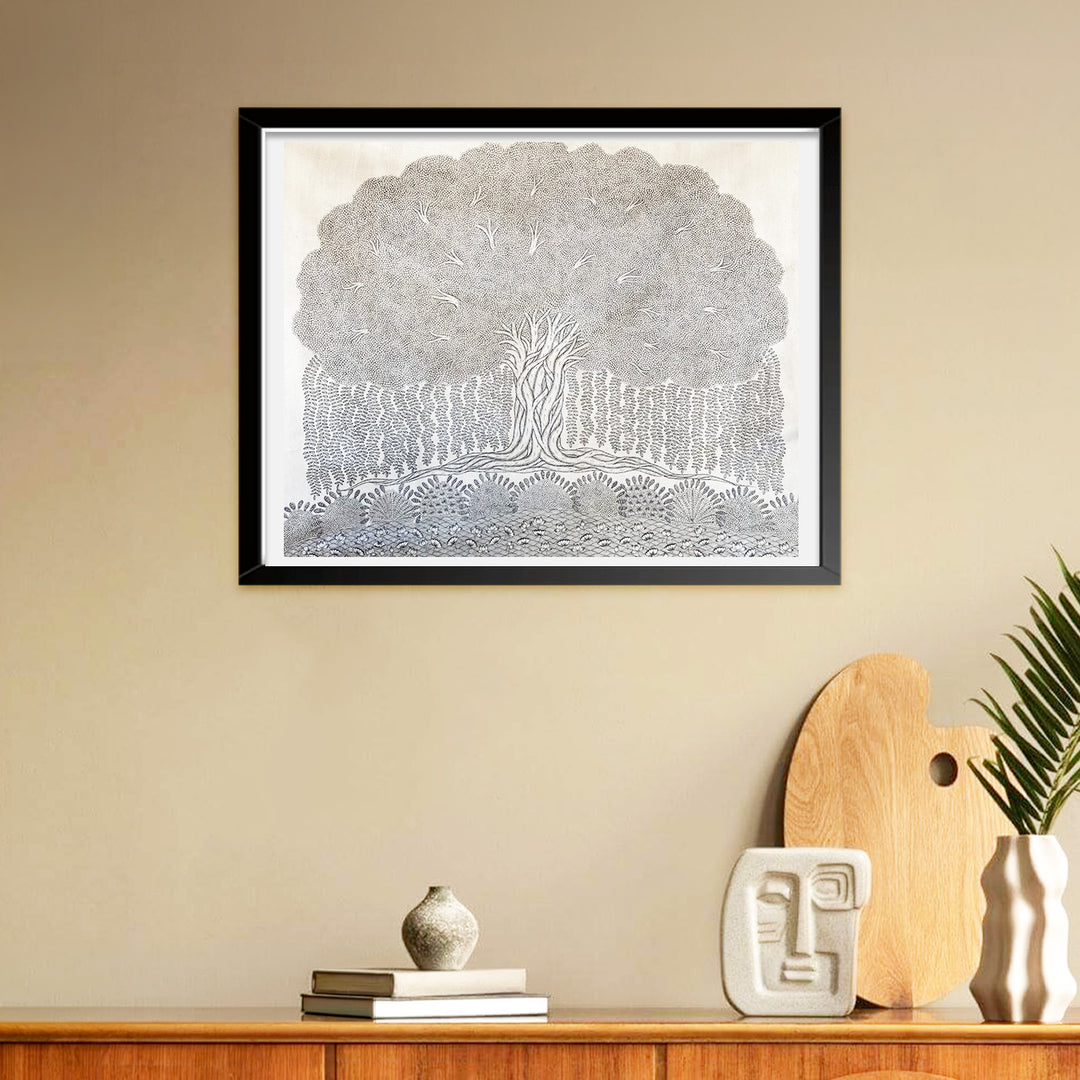 40 X 50 Inch | Nature Paper Phad Painting