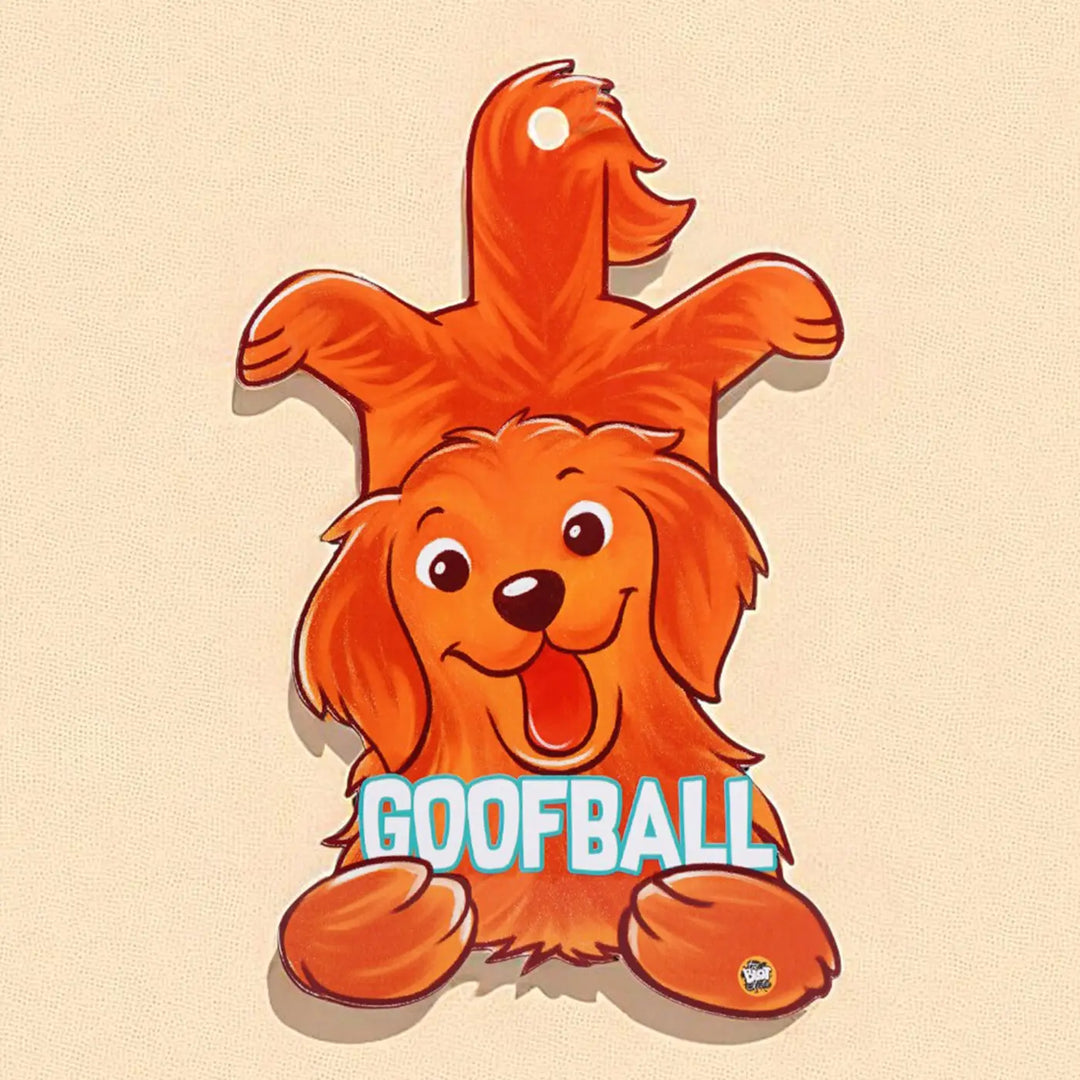 Printed Golden Retriever Theme "Goofball" MDF Wood Wall Decor