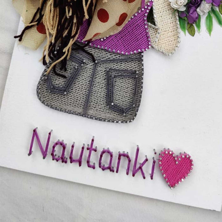 Personalized Handmade String Art Sister Design MDF Wood Decorative Plaque
