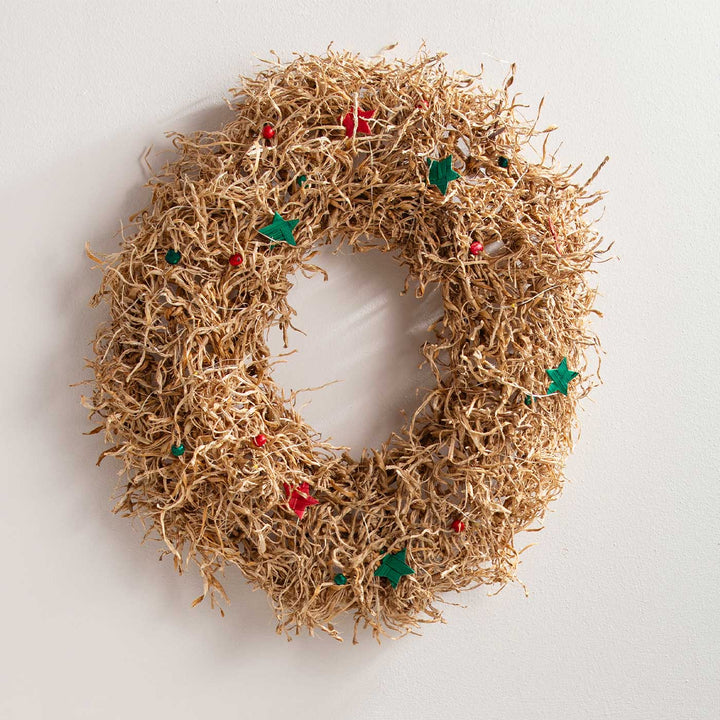 Lightweight Ecofriendly Banana Frill Wreath