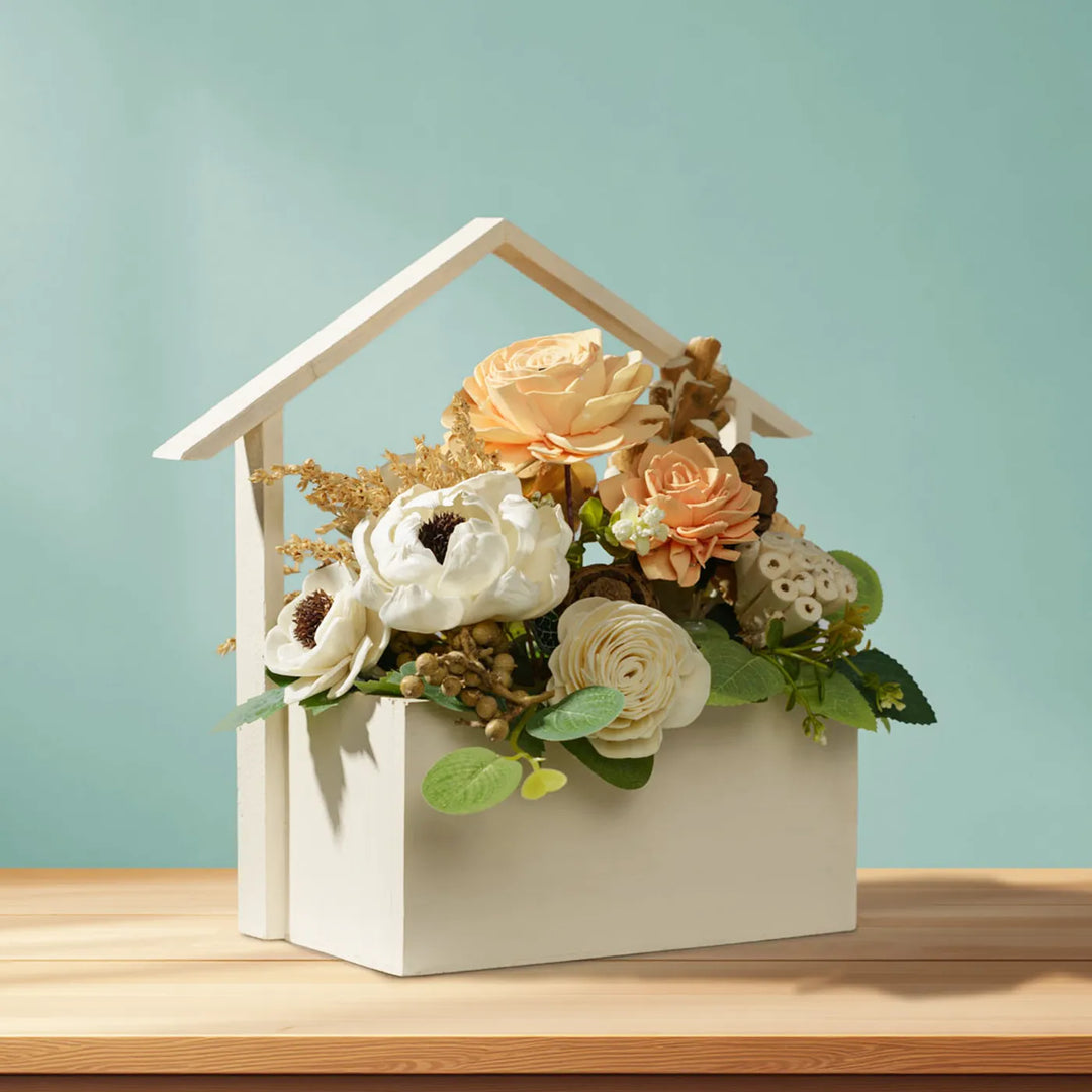Handmade Muskan e Gul Shola Flower Centerpiece