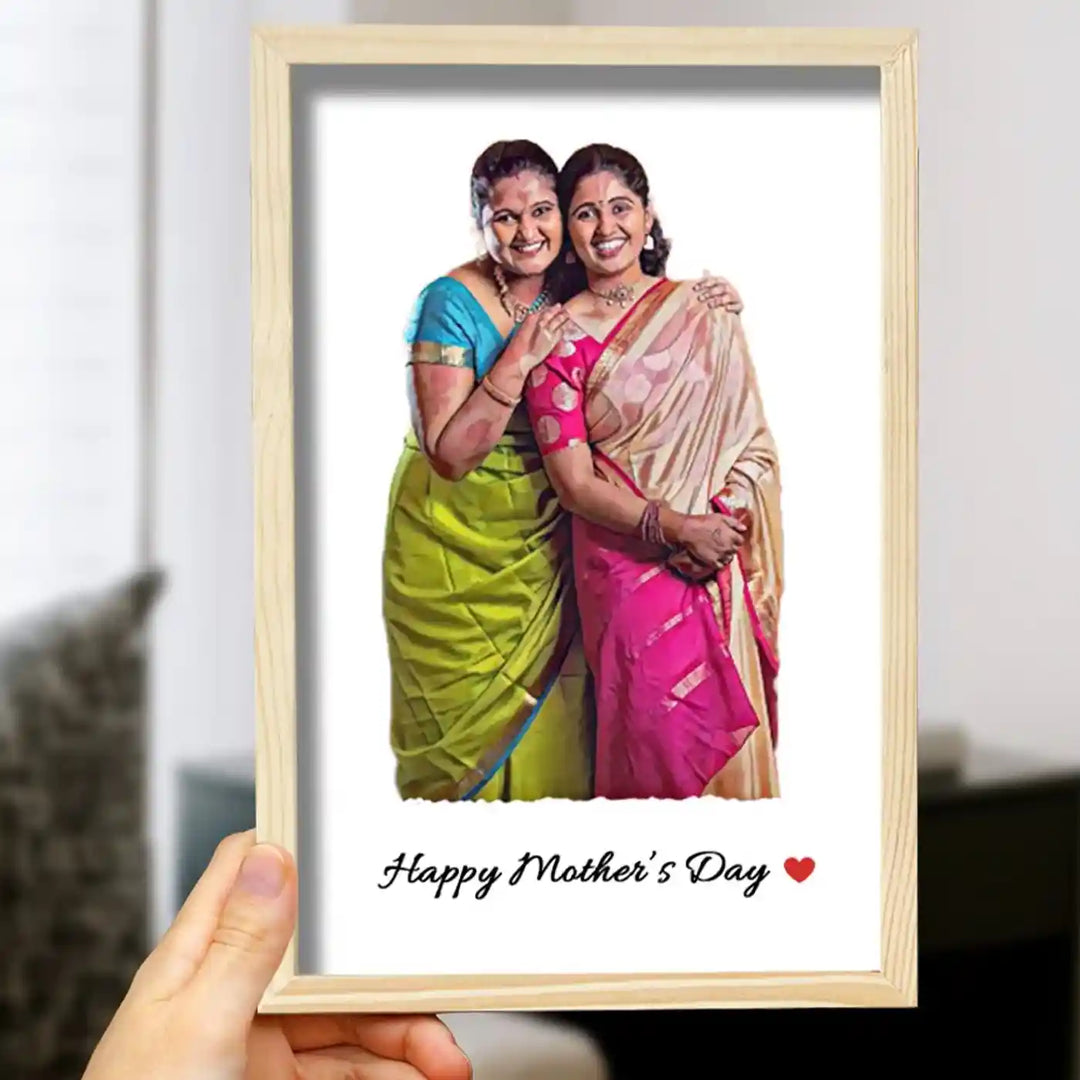 Photo Personalized Handmade Mom Theme Wooden Decorative Plaque