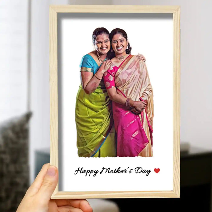 Photo Personalized Handmade Mom Theme Wooden Decorative Plaque