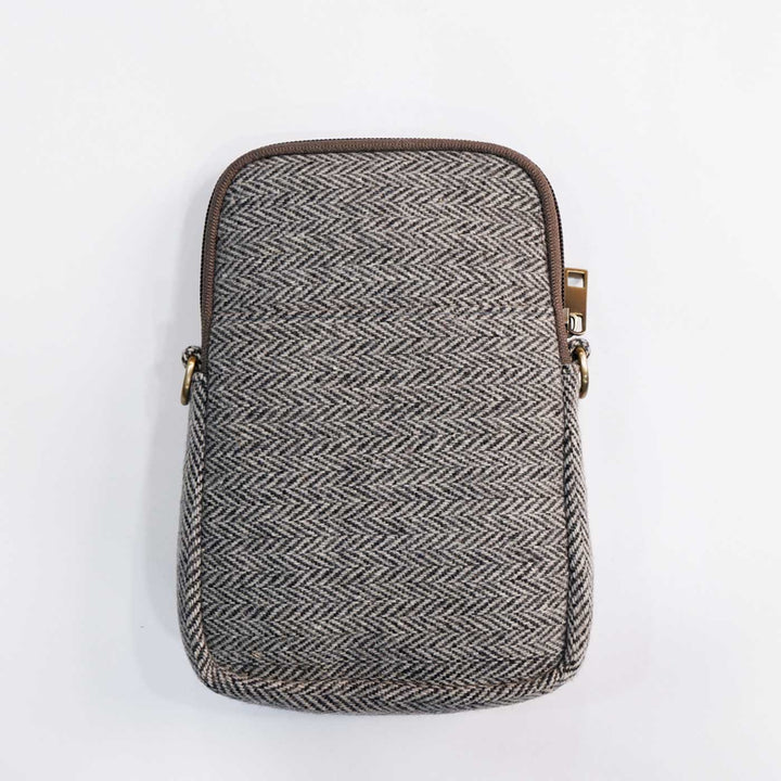 Handmade Embroidered Black Zari Jacquard Sling Bag