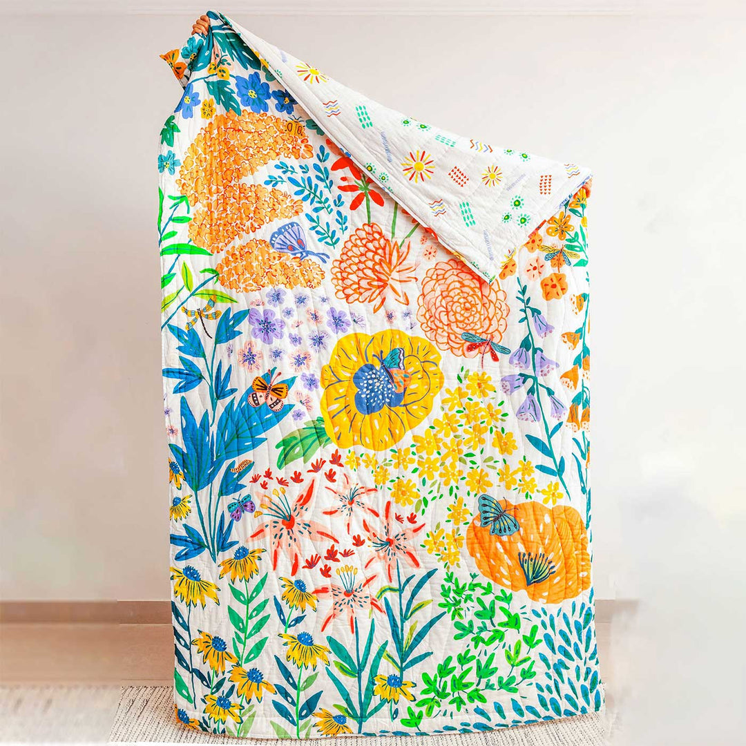 Personalized All The Wild Things Theme Cotton Quilt For Kids