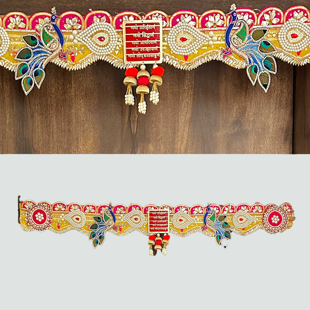 Handmade Festive Navkar Mantra Toran