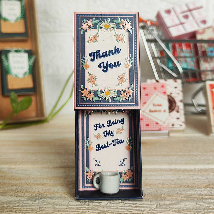 Thank You For Being My Best-Tea Fridge Magnet