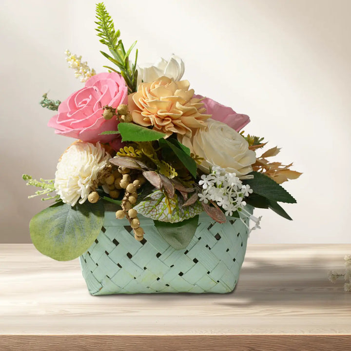 Handmade Gul Tokari Shola Flower Centerpiece