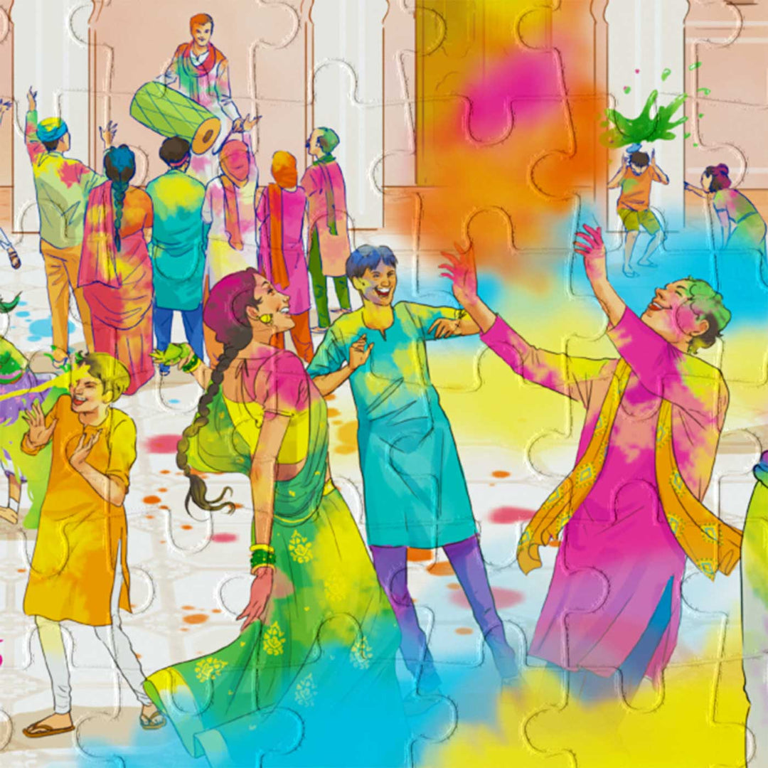 Holi | The Festival of Colours Culture Puzzle | 300 Pieces